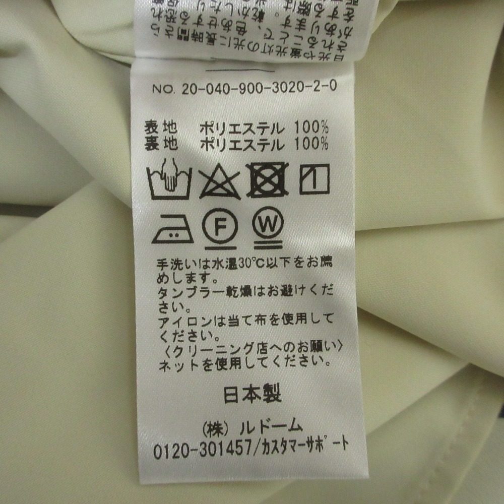 IENA デシンプリントロングシャツワンピース
