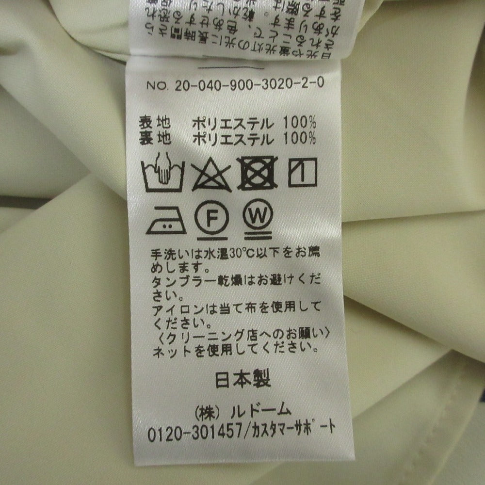IENA デシンプリントロングシャツワンピース
