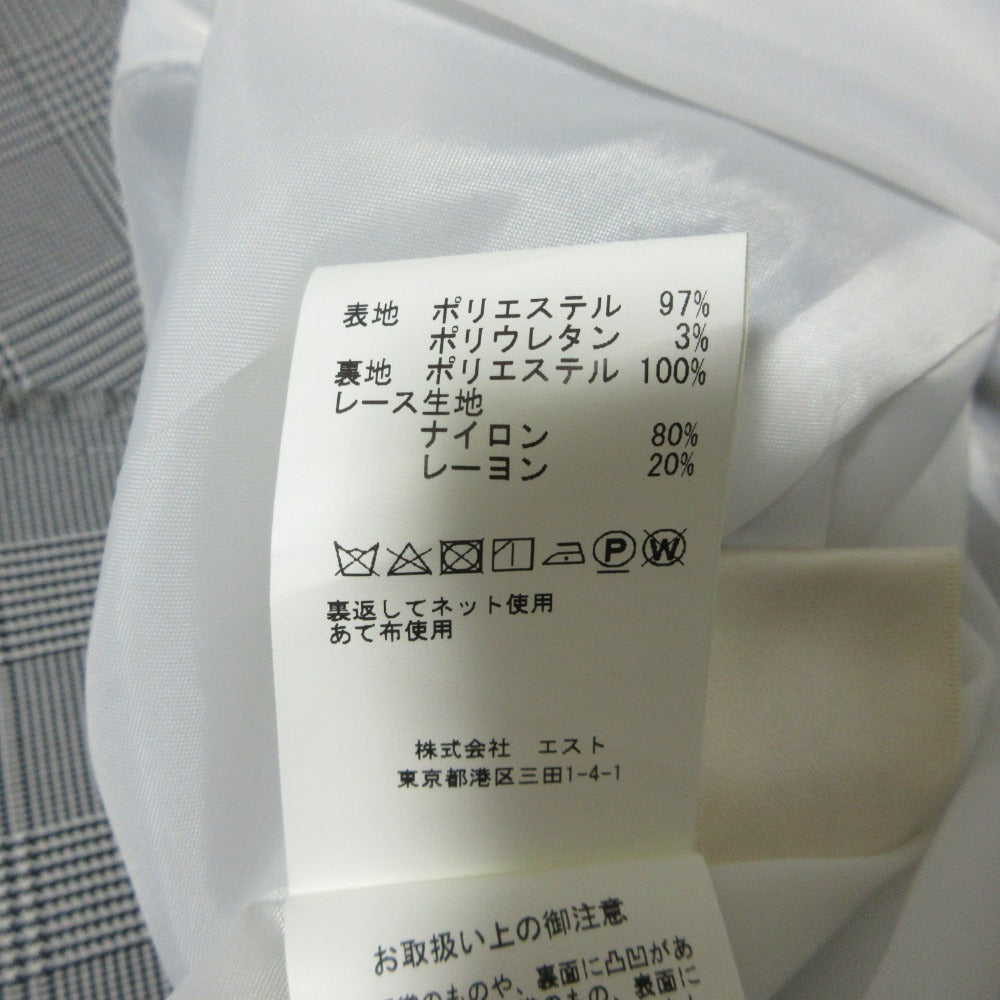 シークレットハニー チェック柄長袖セットアップ