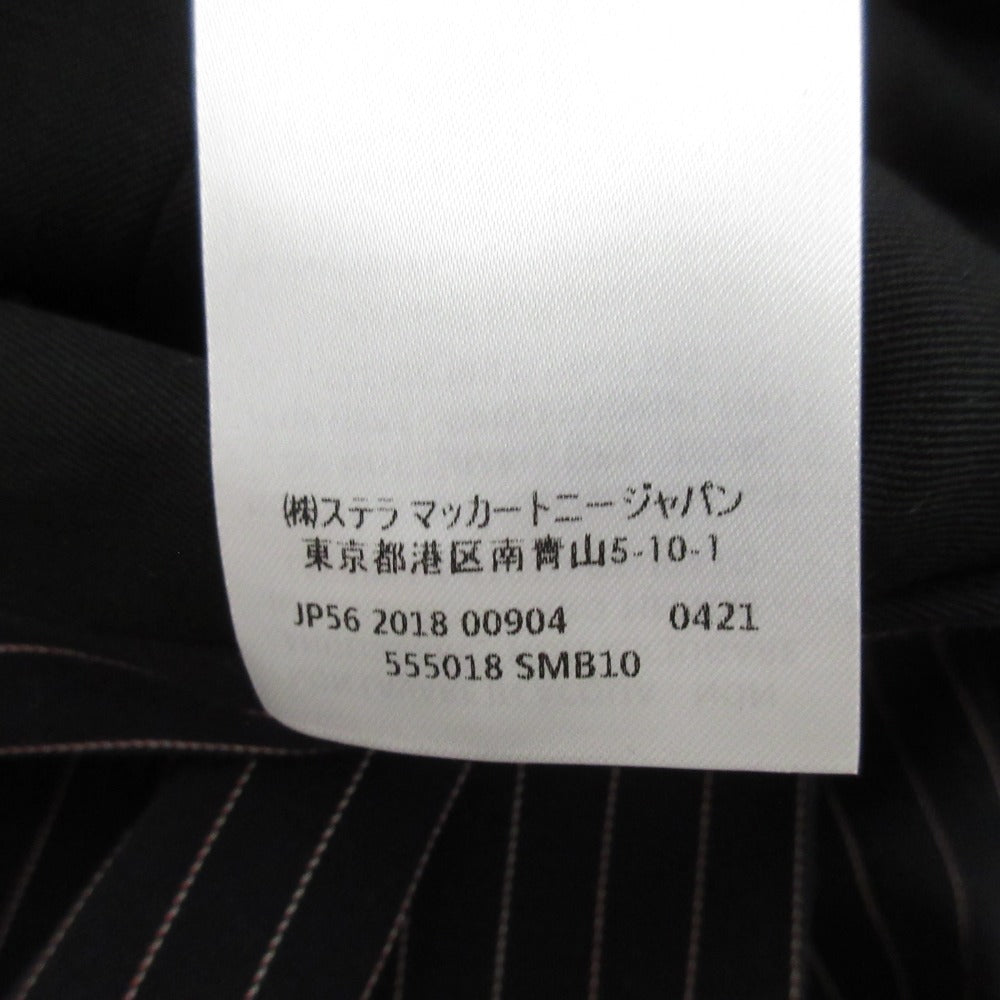 ステラマッカートニー ストライプワイドスラックスパンツ