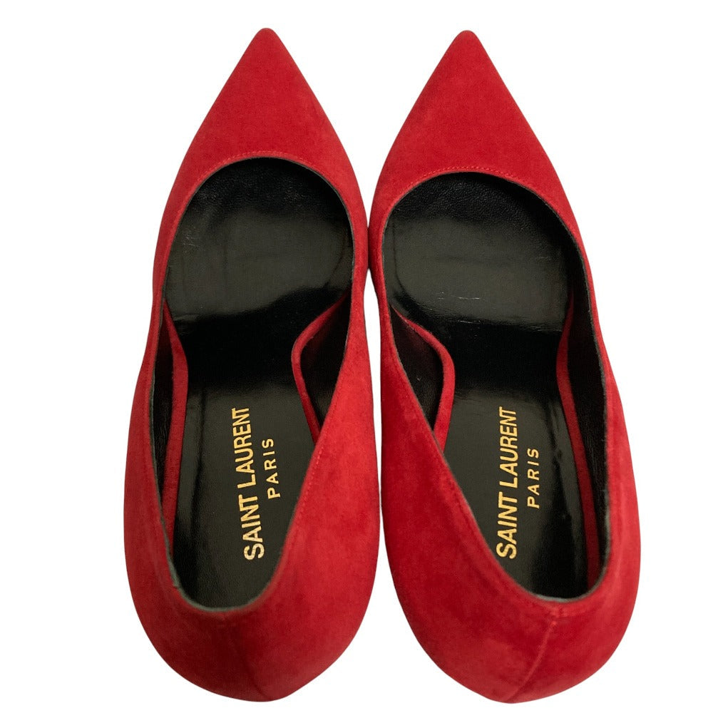 サンローラン パリ スエード パンプス