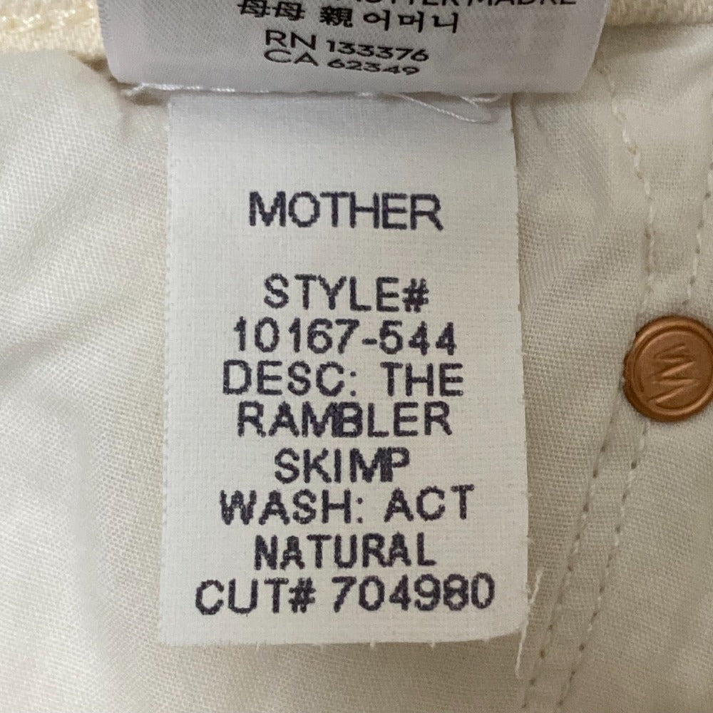マザー THE RAMBLER SKIMP デニムパンツ