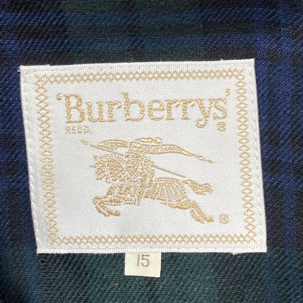 バーバリーズ ブラック ウォッチ チェック ゴールド ボタン セットアップ