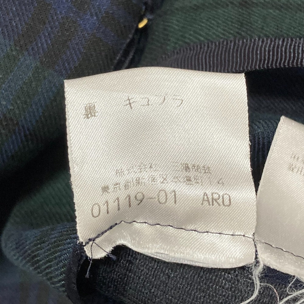 バーバリーズ ブラック ウォッチ チェック ゴールド ボタン セットアップ