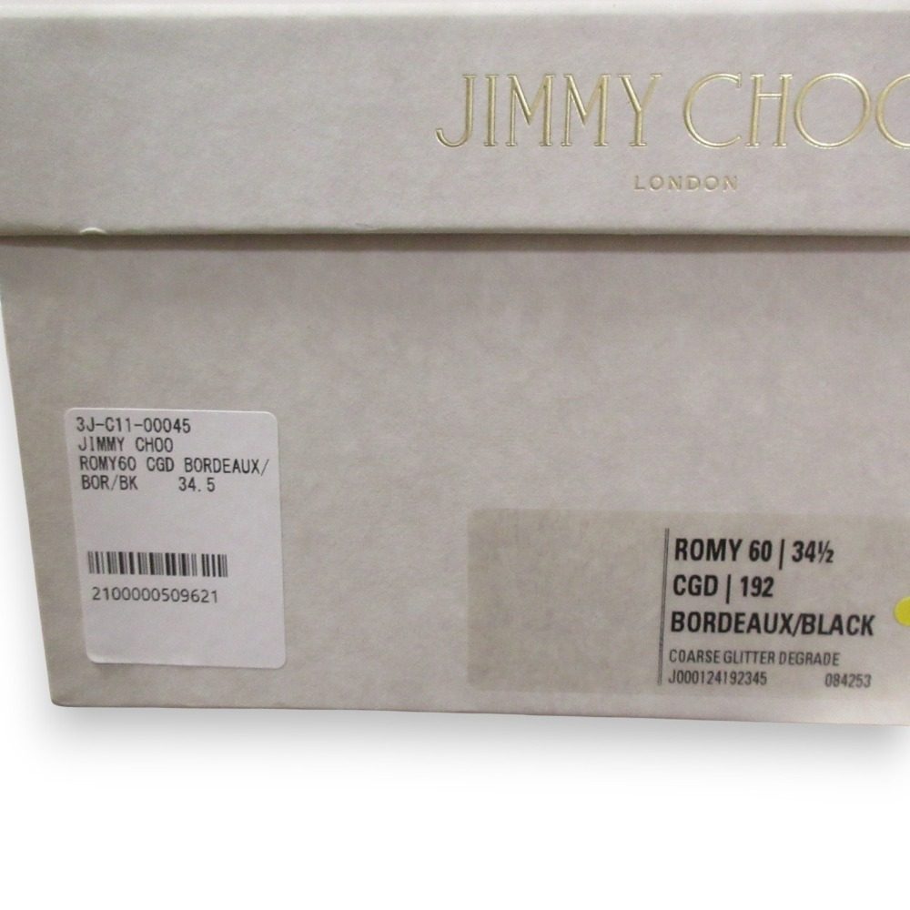 ジミーチュウ Romy 60 グリッター パンプス