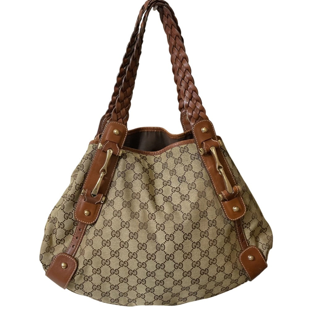 グッチ ホースビット GG キャンバス トートバッグ