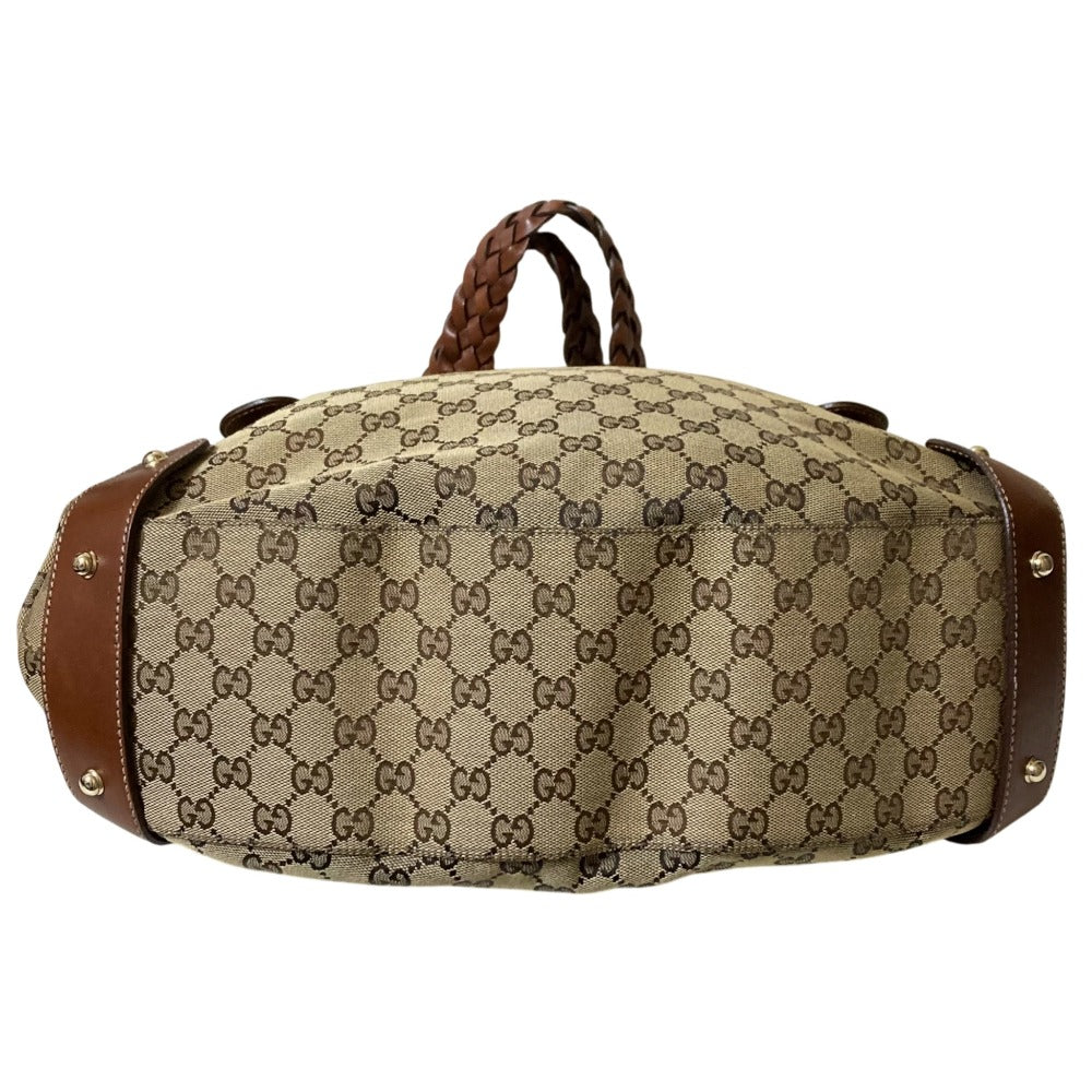 グッチ ホースビット GG キャンバス トートバッグ