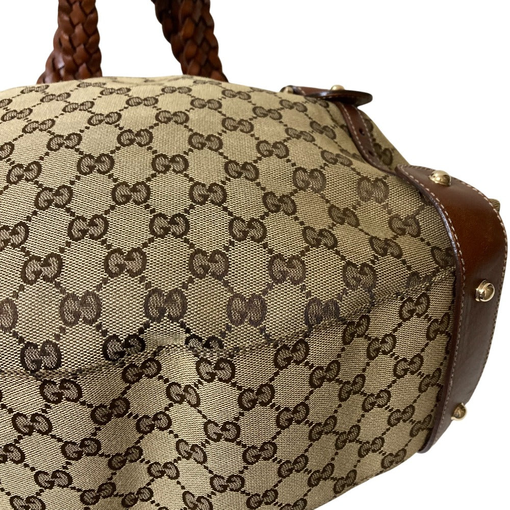 グッチ ホースビット GG キャンバス トートバッグ