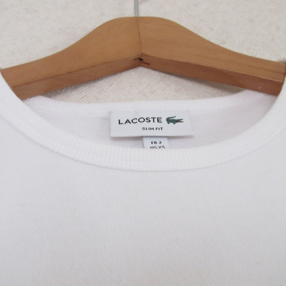 ラコステ スリムフィット クルーネックTシャツ