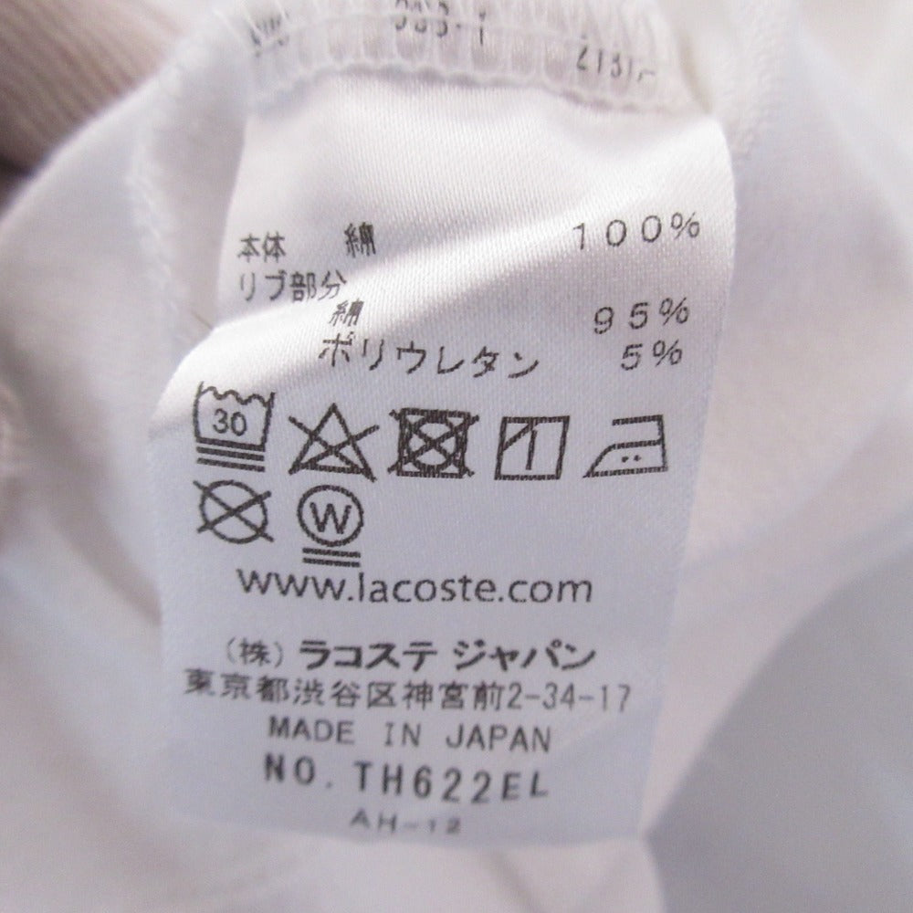 ラコステ スリムフィット クルーネックTシャツ
