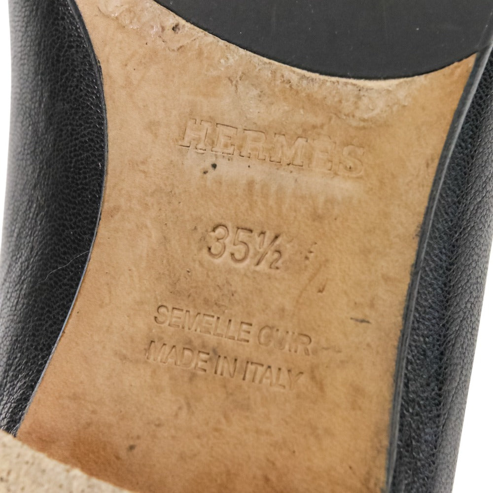 エルメス モカシンパリ レザー ローファー 35.5