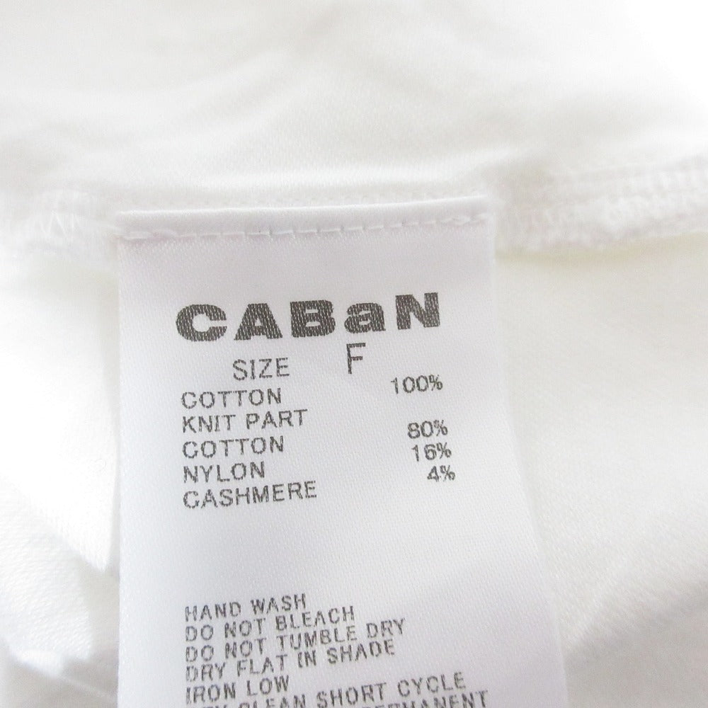 CABaN モックネックロングスリーブプルオーバー
