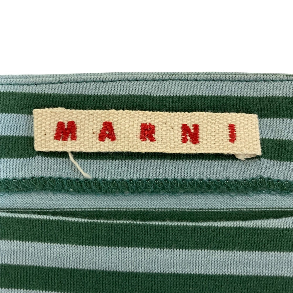 マルニ ボートネックボーダーカットソー