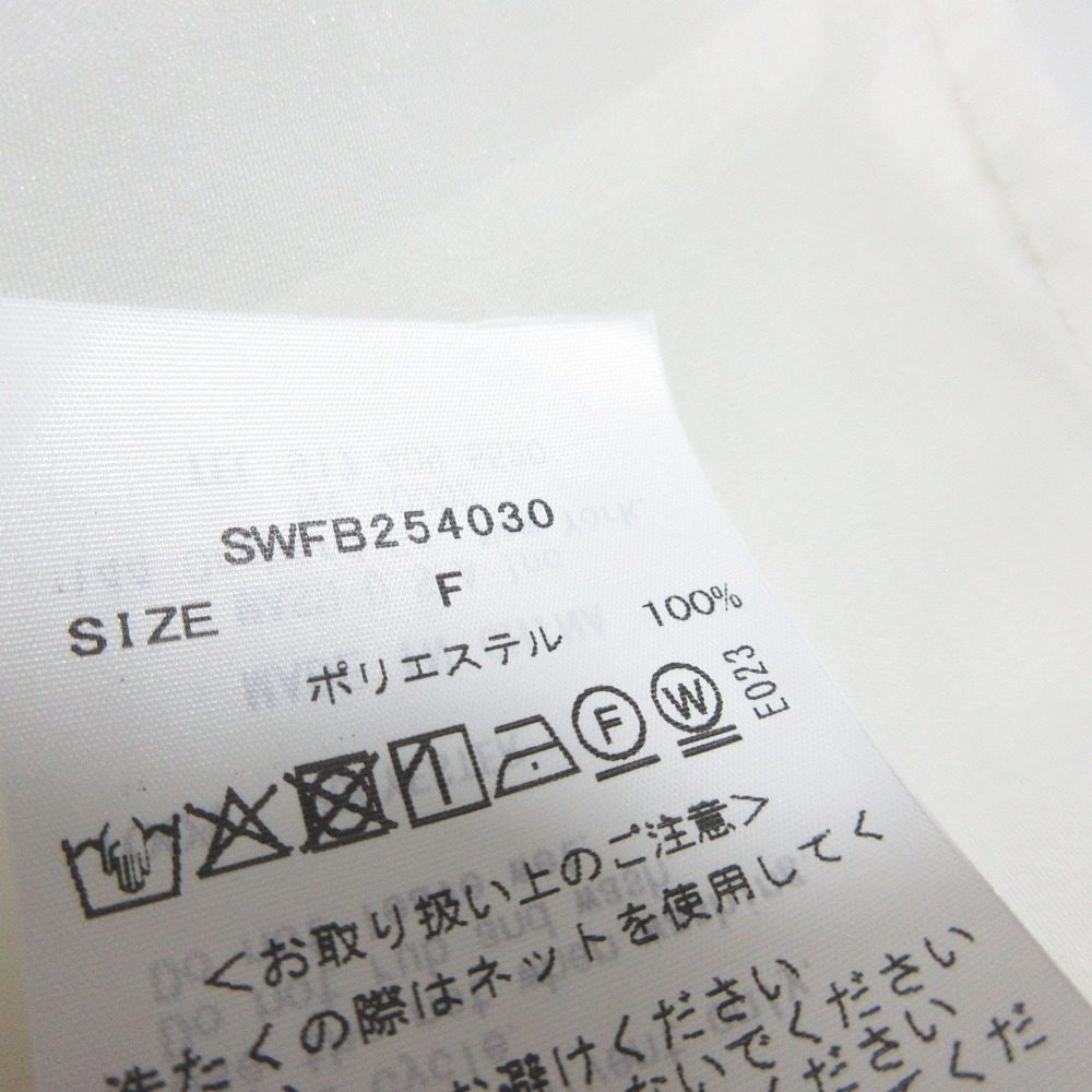 スナイデル ボウタイノースリーブブラウス