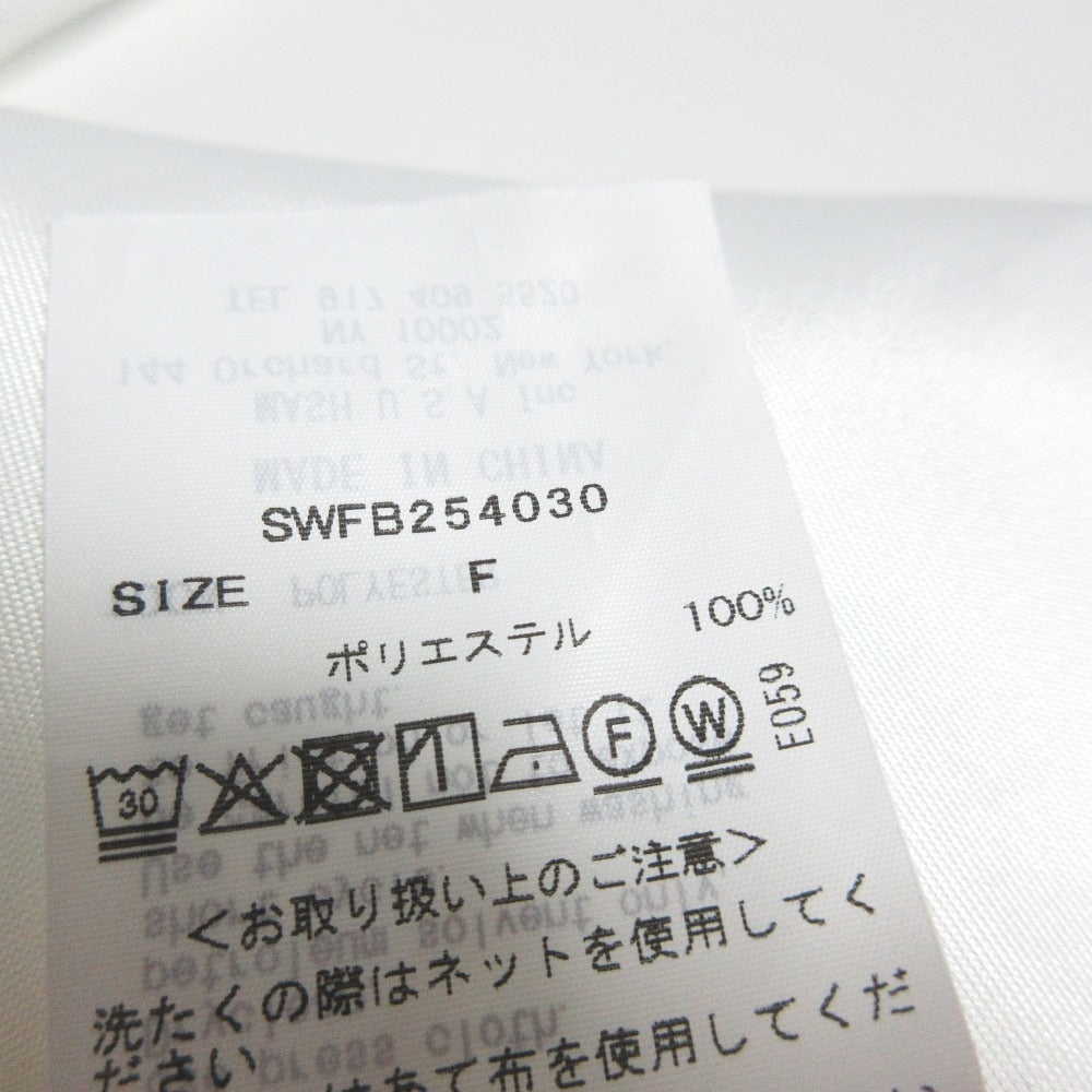 スナイデル ボウタイノースリーブブラウス