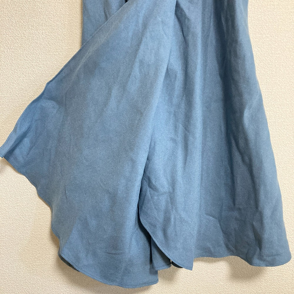 ノーブル ラップ風 ウールスカート