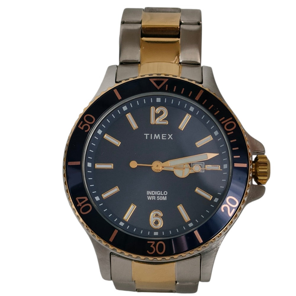タイメックス Harborside ステンレススチール クオーツ腕時計