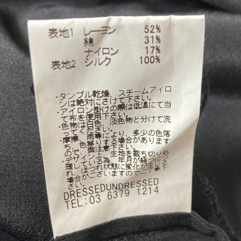 DRESSEDUNDRESSED アシンメトリーワンピース