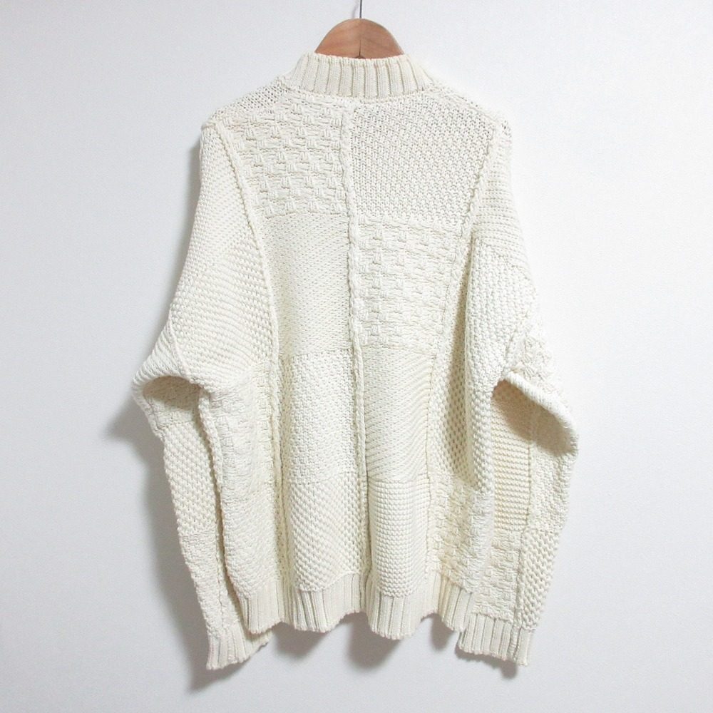 JW Anderson パッチワーク チャンキーニットセーター
