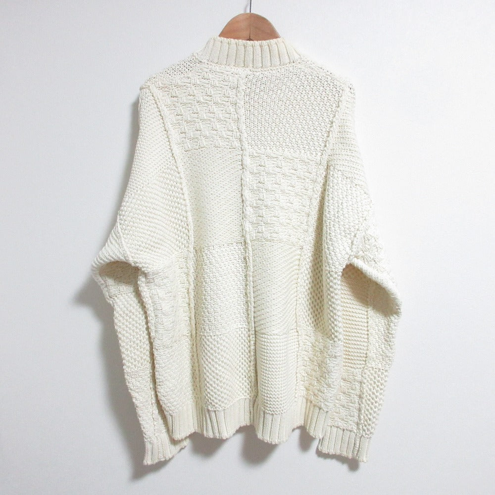 JW Anderson パッチワーク チャンキーニットセーター