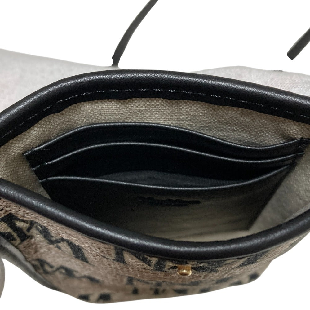 マックスマーラ フォニー ジャカード&レザー ショルダーバッグ