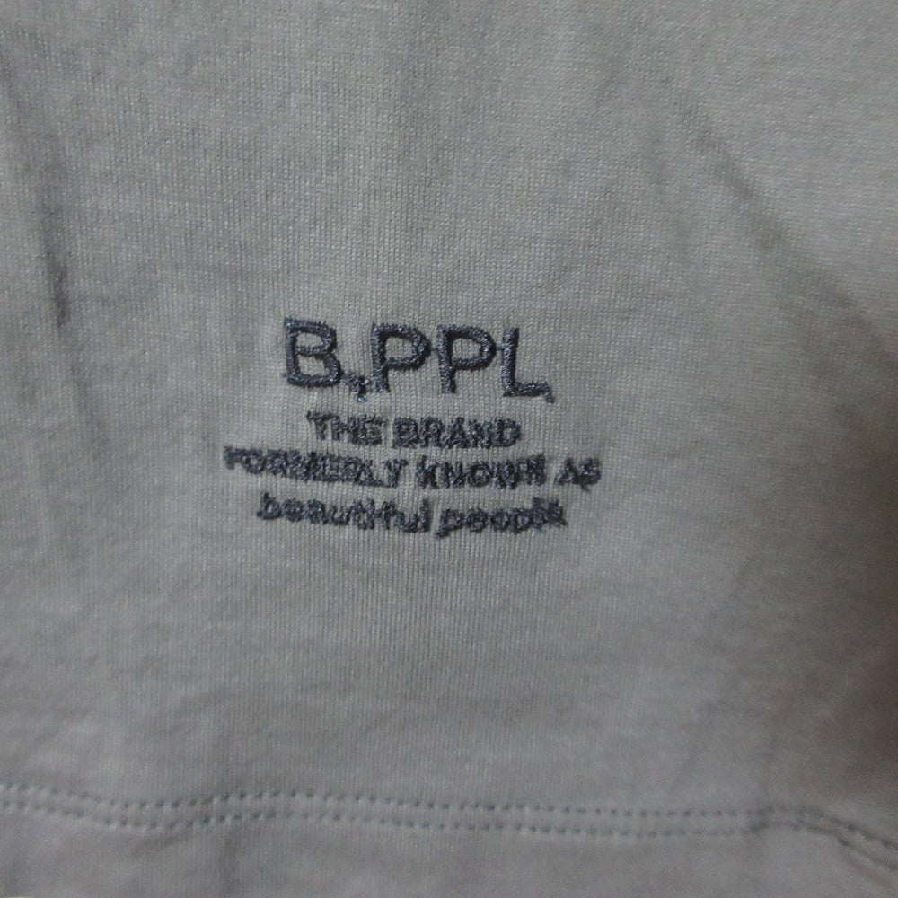 ビューティフルピープル BPPLフロントロゴ コットン半袖Tシャツ