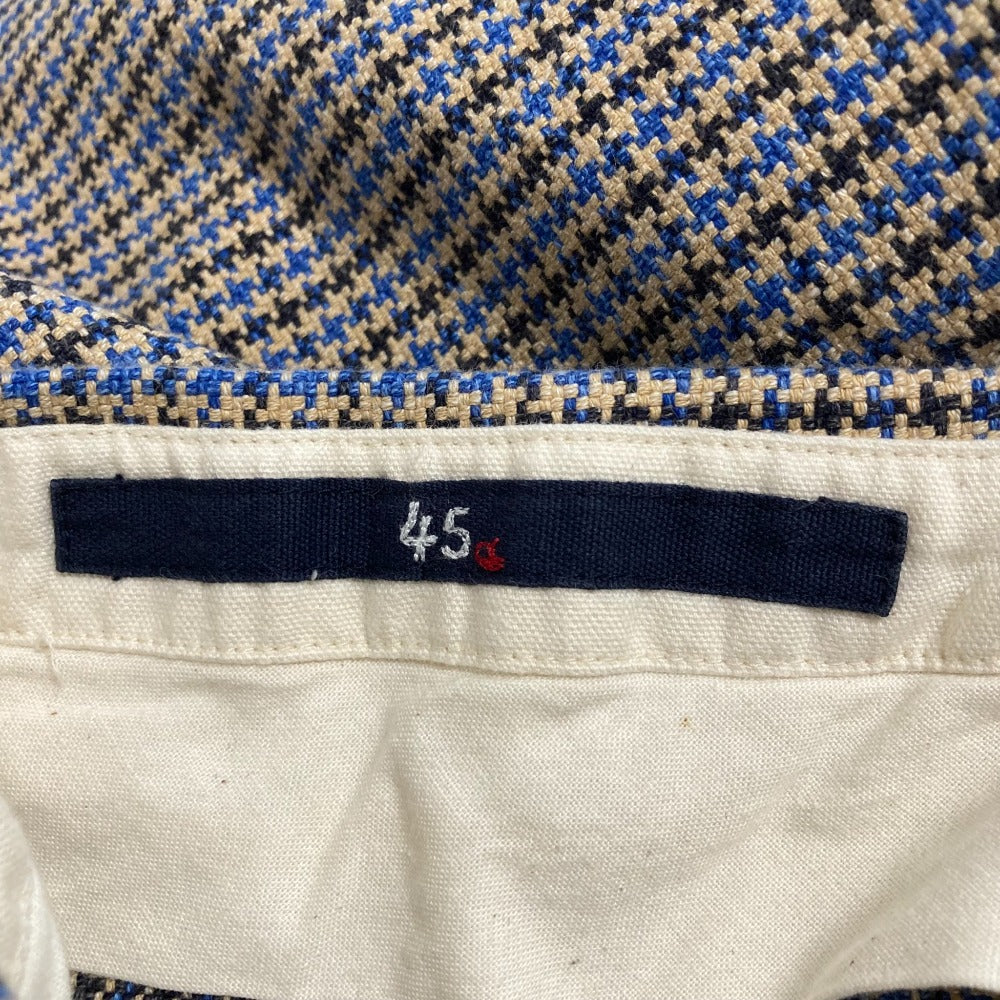 45R 千鳥格子ウールスカート