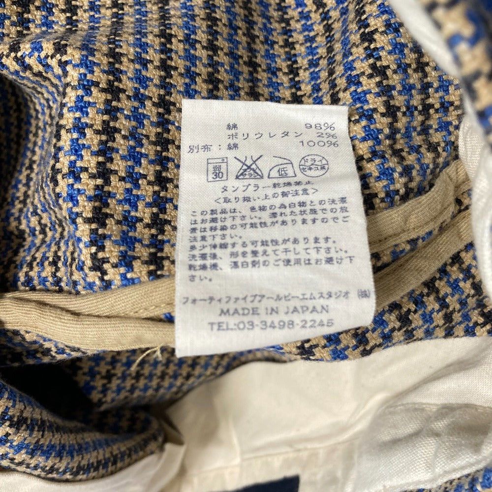 45R 千鳥格子ウールスカート