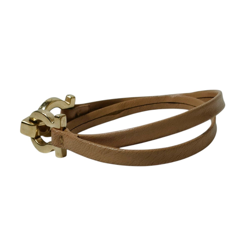 サルヴァトーレ フェラガモ レザー ブレスレット