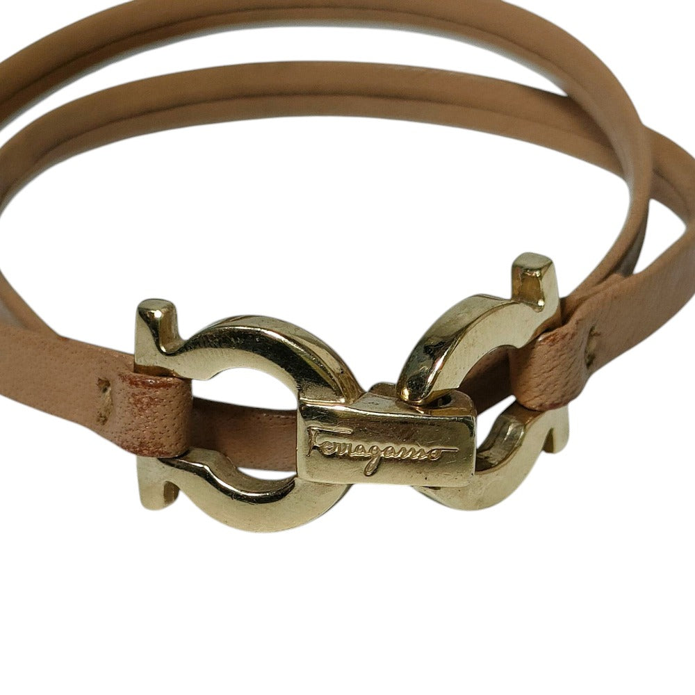 サルヴァトーレ フェラガモ レザー ブレスレット