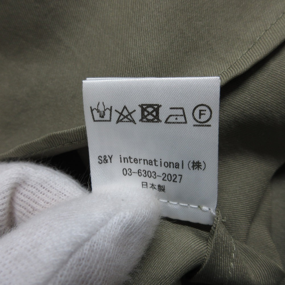 ラムシェ 長袖ロングシャツワンピース