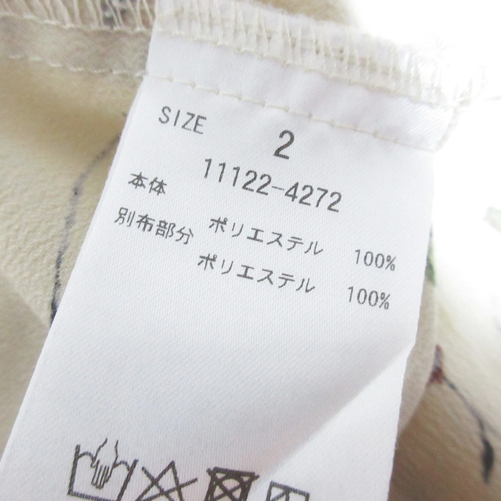 クラネ DRESS FLOWER TOPS フラワープリントブラウス