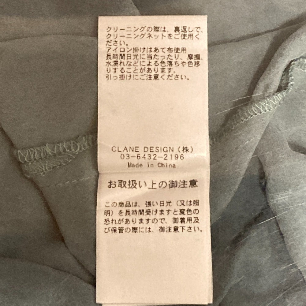 クラネ CHINA DETAIL LOOSE TOPS シャツ