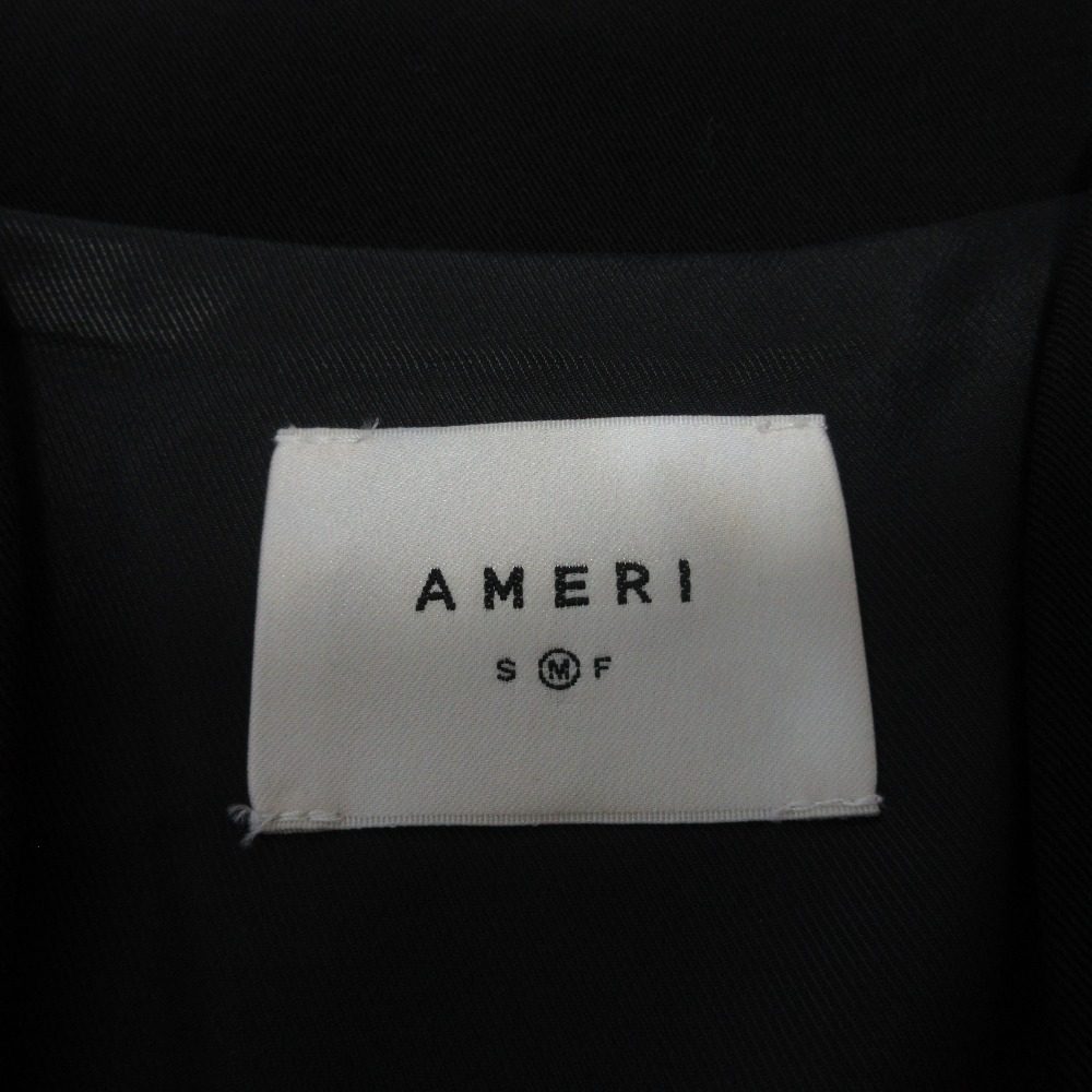 AMERI ウェーブカラーショートジレベスト
