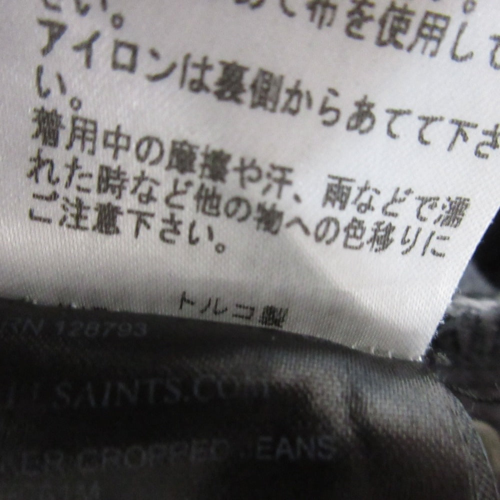 オールセインツ クロップドデニムパンツ