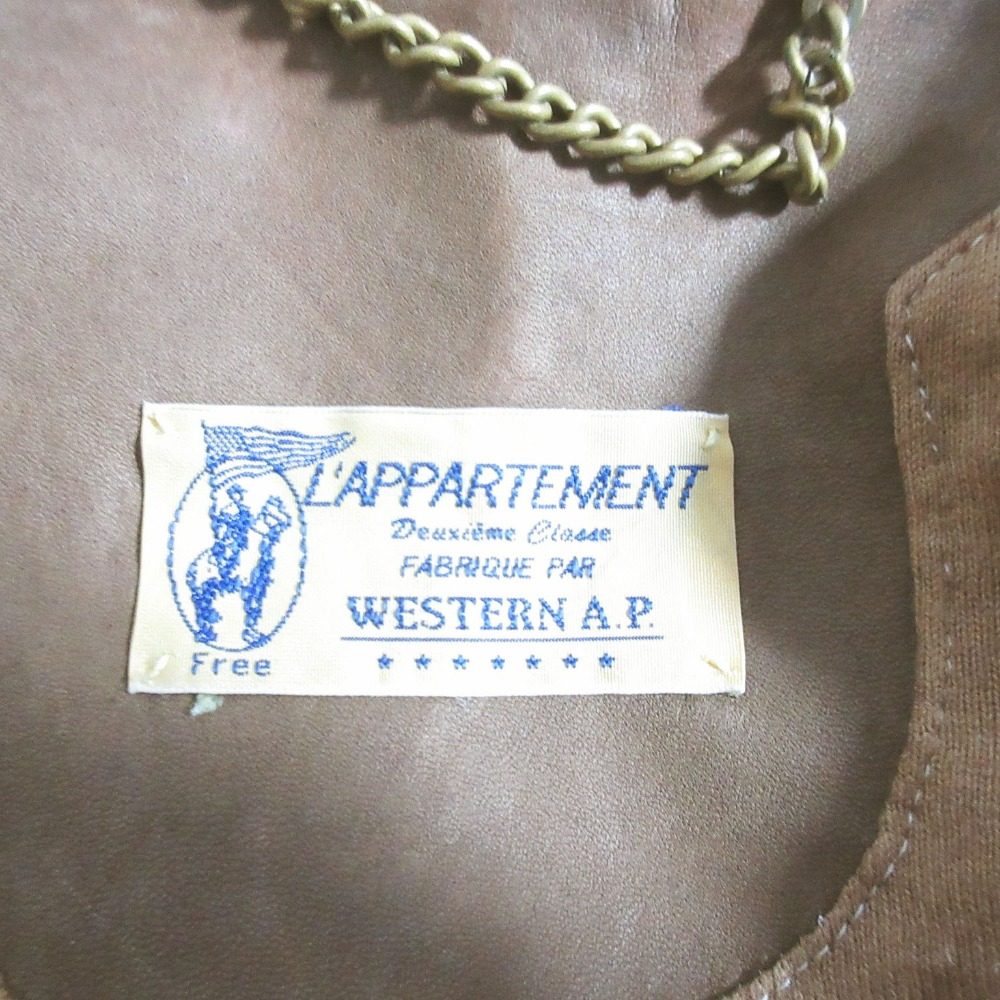 L'Appartement × sisii レザーライダースジャケット