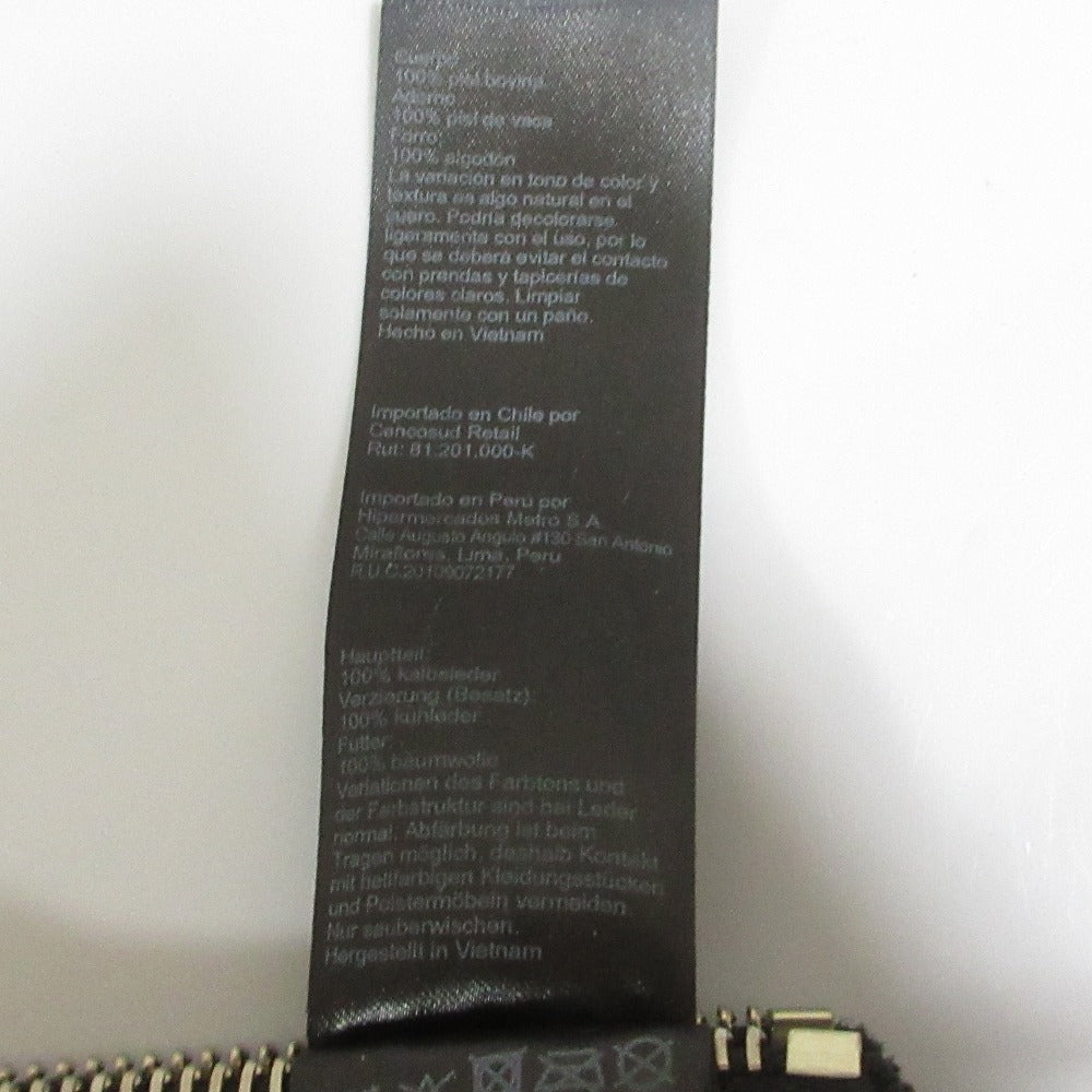 オールセインツ SLIVER MINI RND XBODY パイソン型押しショルダーバッグ