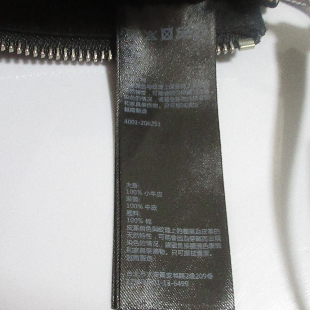オールセインツ SLIVER MINI RND XBODY パイソン型押しショルダーバッグ