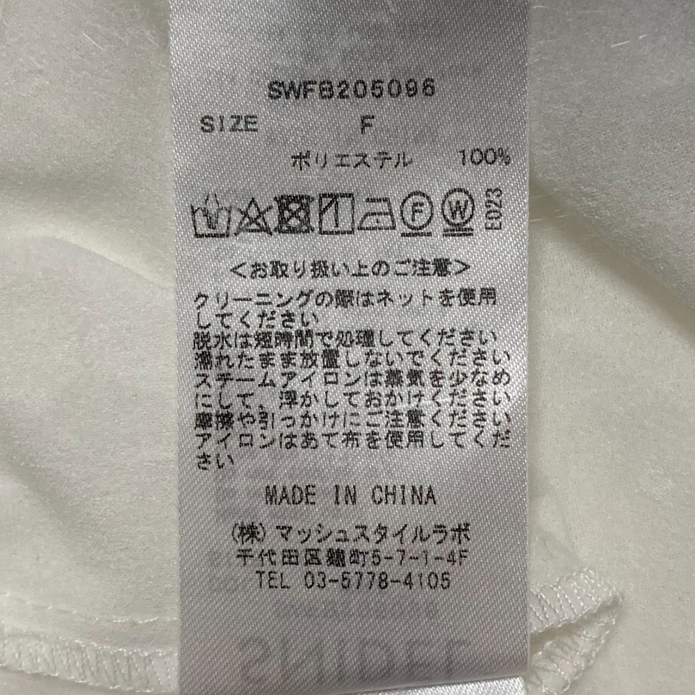 スナイデル エンボスシアーチュニックブラウス