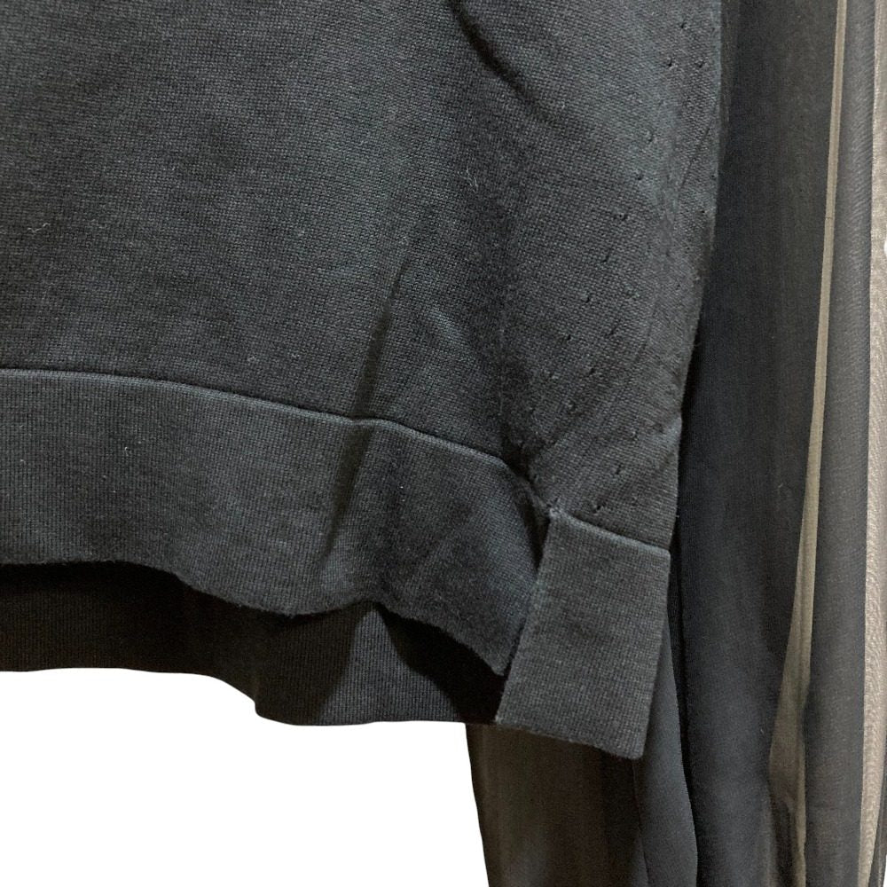 ハイク CREW NECK CROPPED SWEATER WITH SHEER SLEEVES ニットカットソー