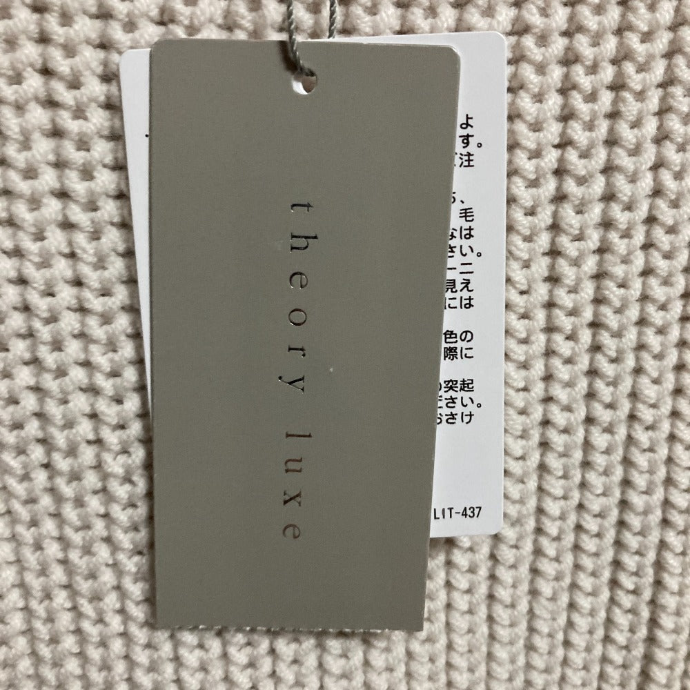 セオリーリュクス BROOME TULLY クロシェニットノースリーブ