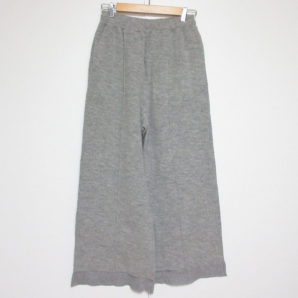 THE FLATS KNIT SEWワイドパンツ