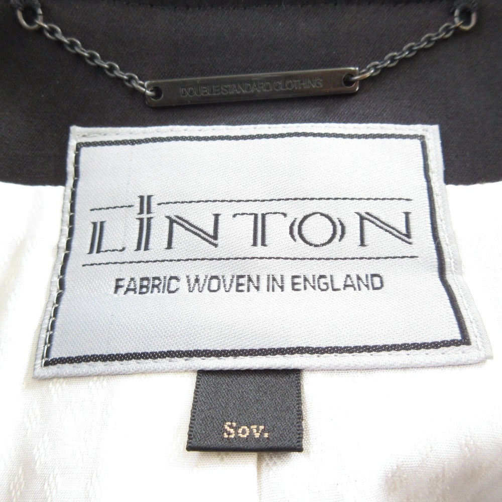 ソブ LINTONツイードノーカラージャケット