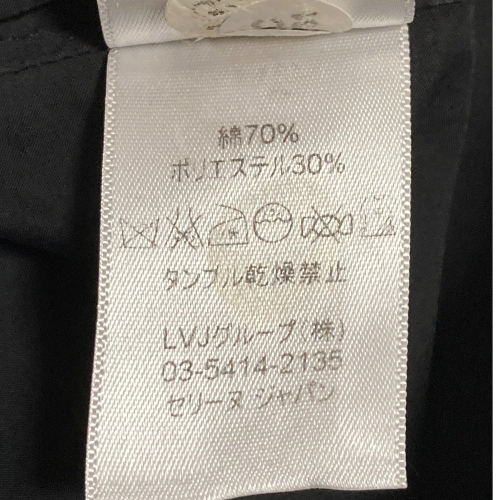 セリーヌ ジップデザインスリーブレスブラウス