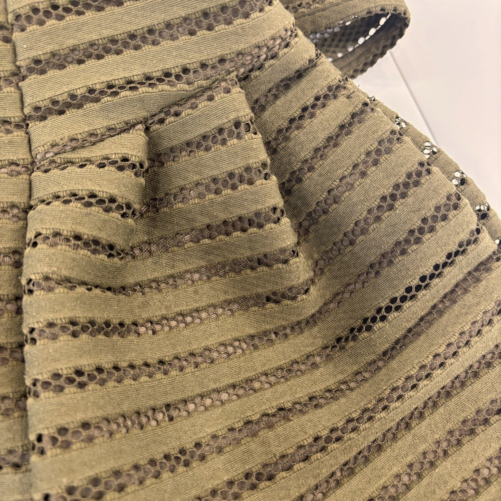 TOCCA メッシュボーダーワンピース