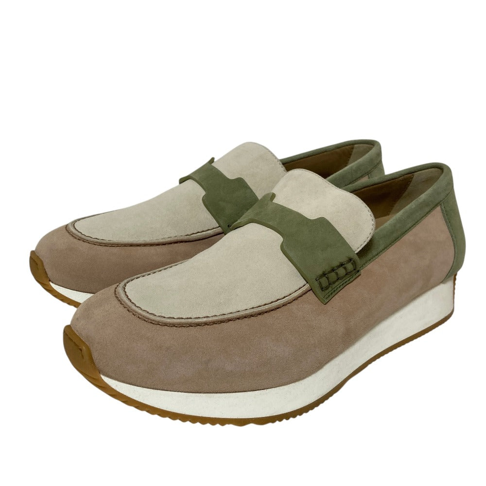 エルメス Ground loafer スエードローファー