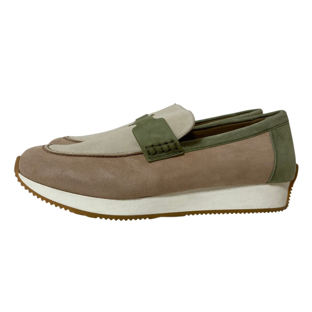 エルメス Ground loafer スエードローファー