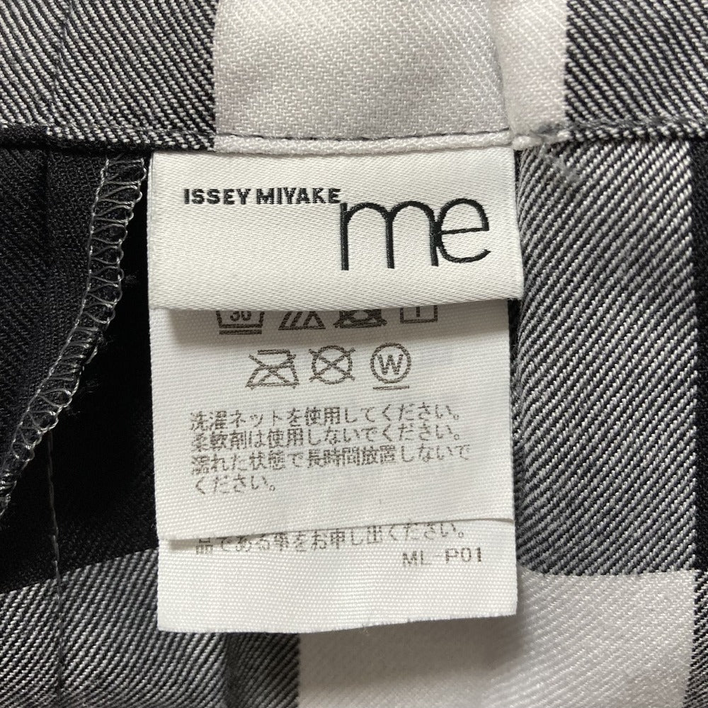 me ISSEY MIYAKE ギンガムチェック プリーツパンツ