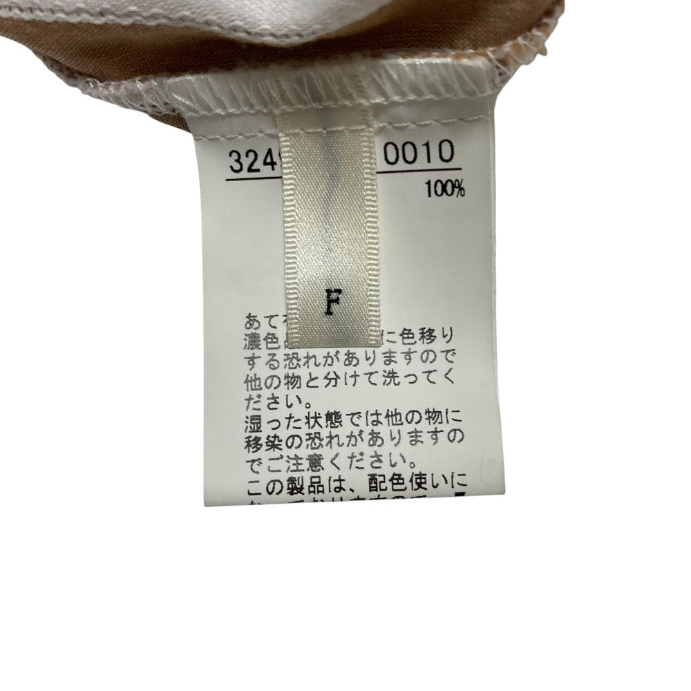 カリテ ストライプハーフスリーブシャツ