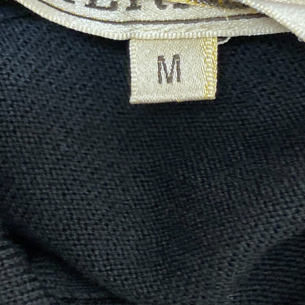 エルメス H柄 ニット長袖ポロシャツ M